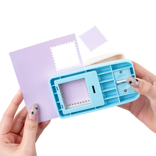 Lever-Action Rectangular Postage Stamp Paper Punch